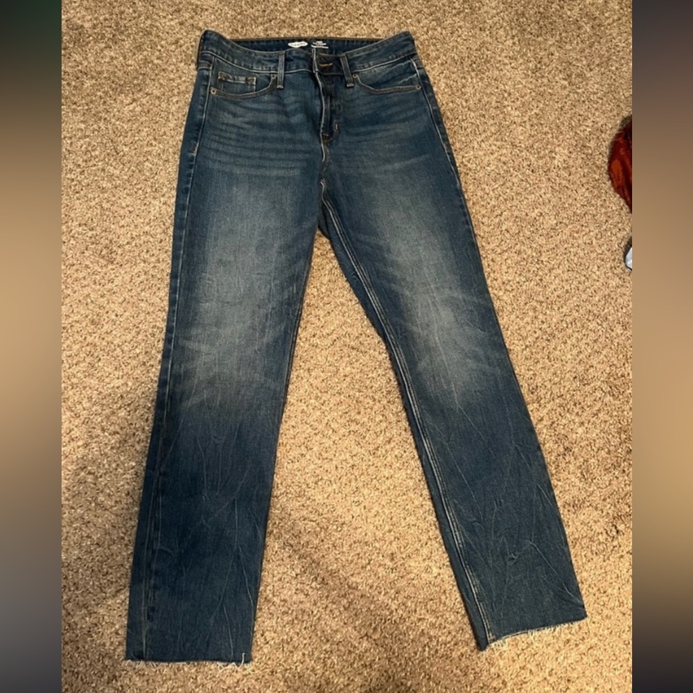 old navy power slim straight jeans